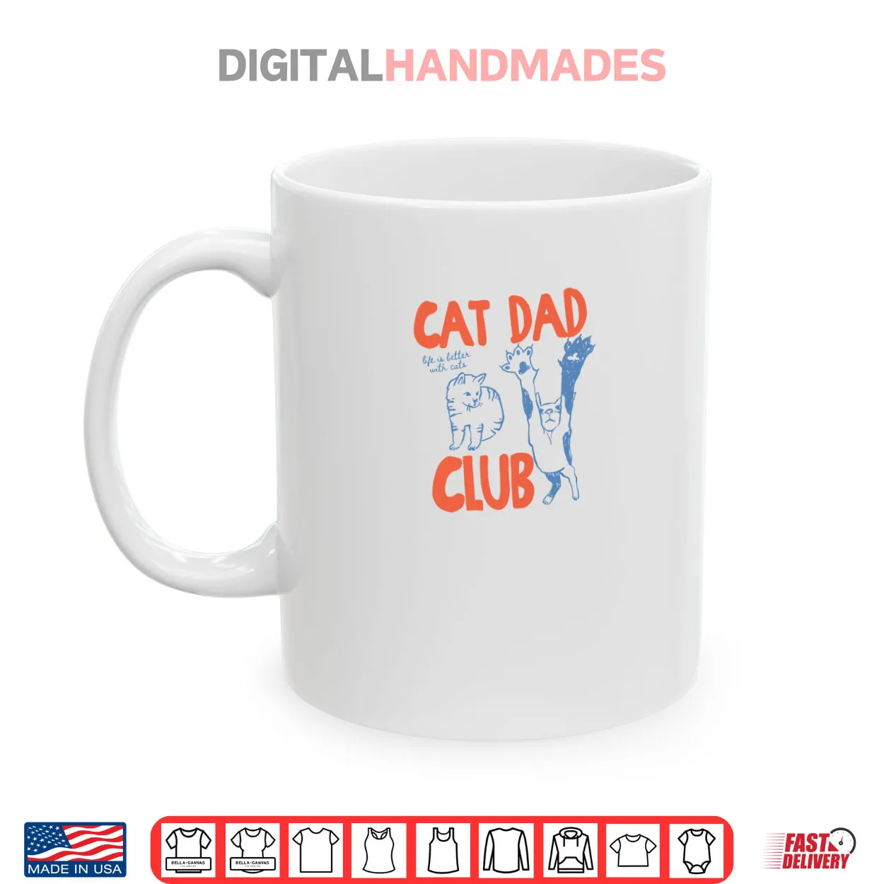 Cat Dad Club Life is Better with Cats Father’s Day Cat Dad Shirt Cat Dad Club Life is Better with Cats Father’s Day Cat Dad Shirt