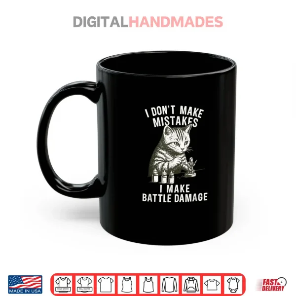 Cat Miniature Painter Battle Damage Funny Miniature Painting Shirt 3 Mug Cat Miniature Painter Battle Damage Funny Miniature Painting Shirt