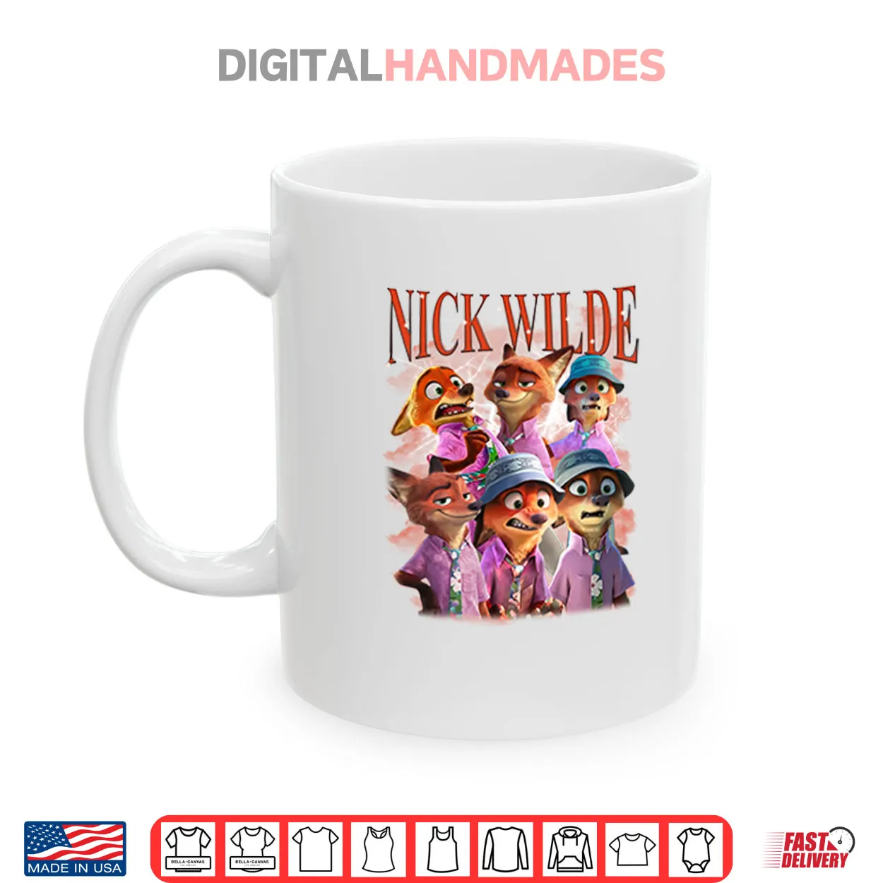 Disney Zootopia Nick Wilde Shirt Disney Zootopia Nick Wilde Shirt