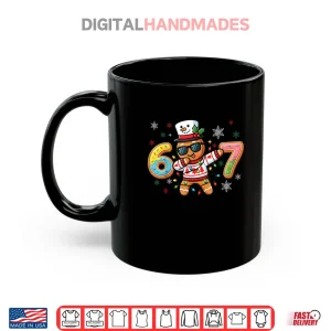 Mug Gingerbread Dance dab Christmas Six Seven 67 Ice Cream Drip Shirt