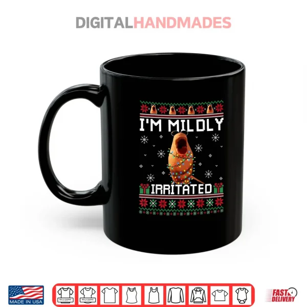 Mug Im Mildly Irritated Marcus The Worm Christmas Meme Shirt 1