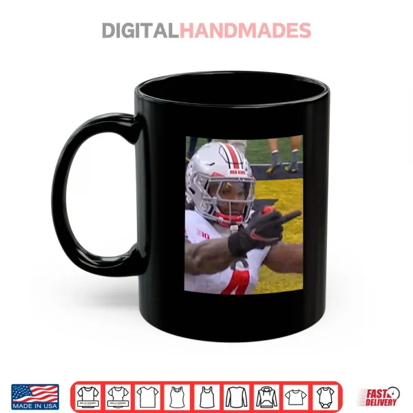 Jeremiah Smith Flips Off Michigan Fan Football Shirt 3 Mug Jeremiah Smith Flips Off Michigan Fan Football Shirt