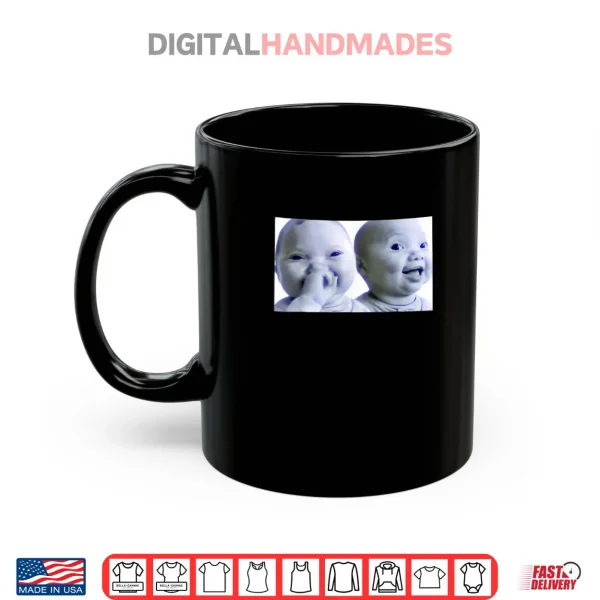 Mug Niche Baby gen z Meme ai Viral Giggling AI Laughing Shirt