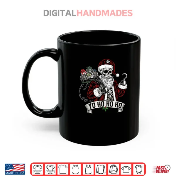 Pirate Santa Claus Christmas Yo Ho Ho Xmas Shirt 3 Mug Pirate Santa Claus Christmas Yo Ho Ho Xmas Shirt