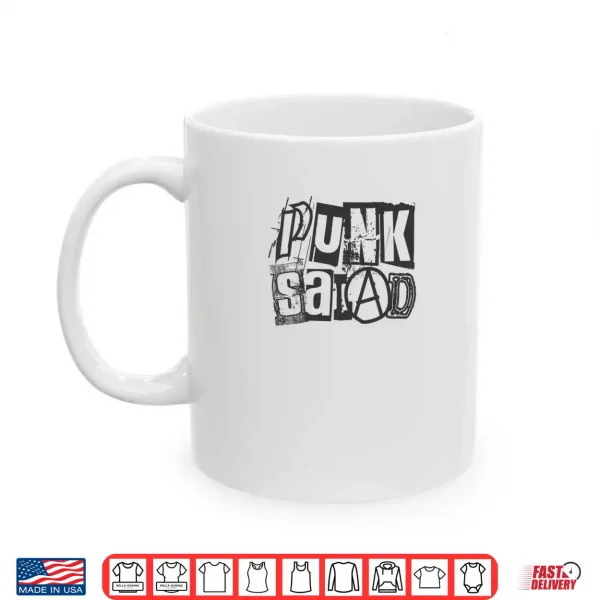 Mug Punk Salad Kitchen Font Logo Shirt