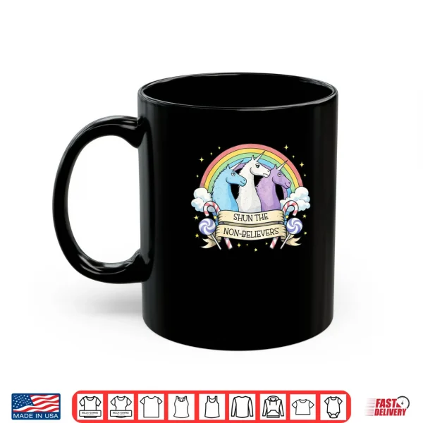 Shun The Non Believers Unicorn Candy Shirt 3 Mug Shun The Non Believers Unicorn Candy Shirt