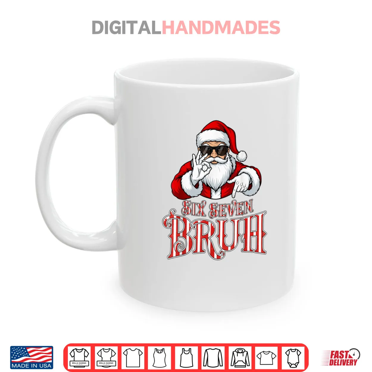 Six Seven Bruh Santa Meme Christmas 67 Shirt Six Seven Bruh Santa Meme Christmas 67 Shirt