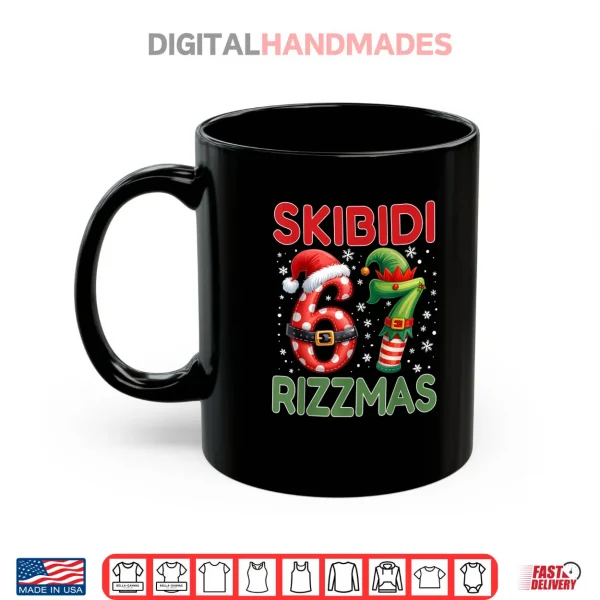 Skibidi Rizzmas 67 Christmas Six Seven Xmas Shirt 3 Mug Skibidi Rizzmas 67 Christmas Six Seven Xmas Shirt