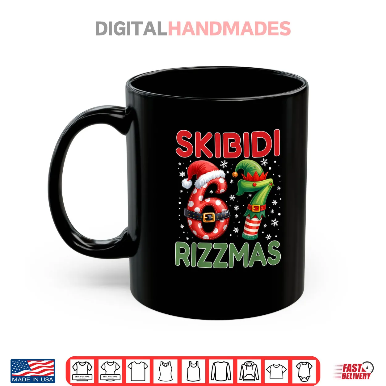 Skibidi Rizzmas 67 Christmas Six Seven Xmas Shirt Skibidi Rizzmas 67 Christmas Six Seven Xmas Shirt
