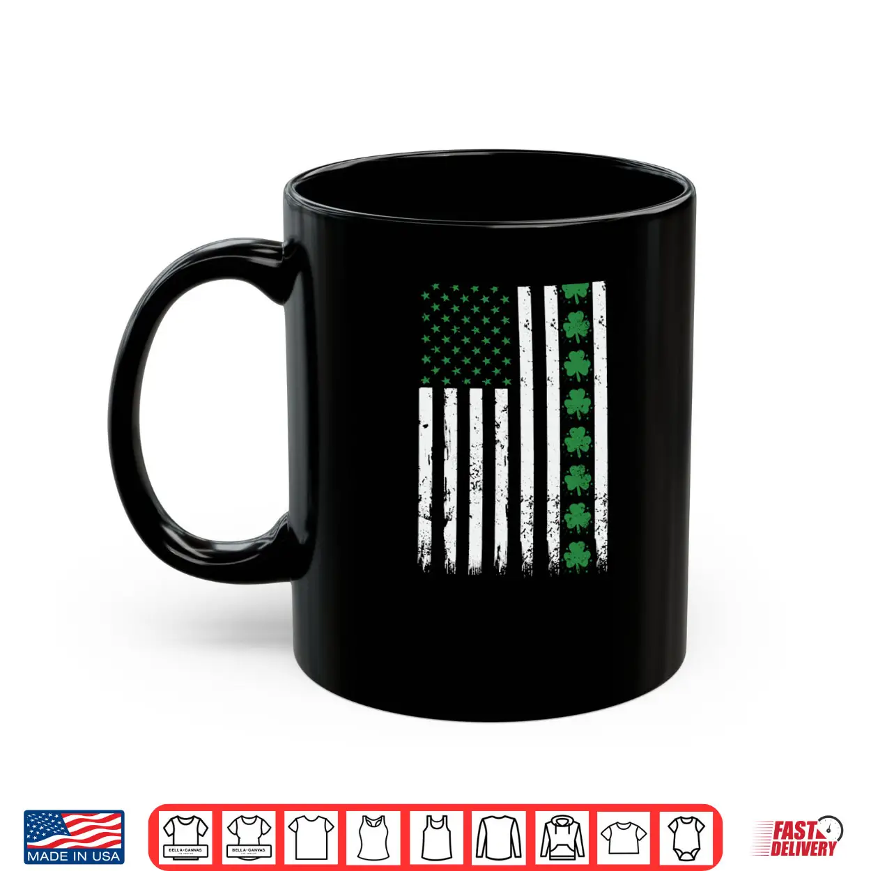 St. Patrick’s Day Irish American Shamrock Flag Shirt St. Patrick’s Day Irish American Shamrock Flag Shirt