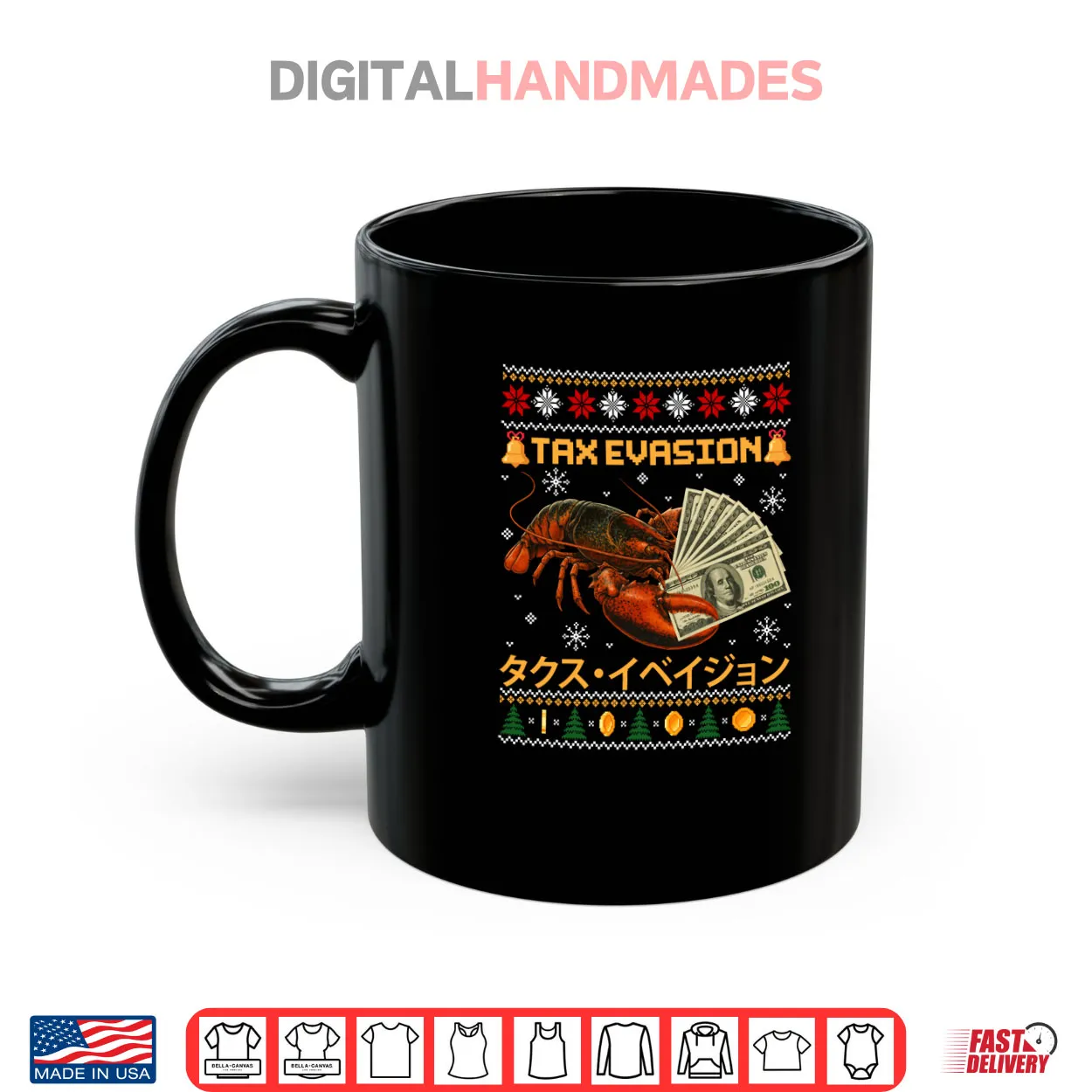 Tax Evasion Lobster Funny Sarcasm Meme Ugly Sweater Xmas Shirt Tax Evasion Lobster Funny Sarcasm Meme Ugly Sweater Xmas Shirt