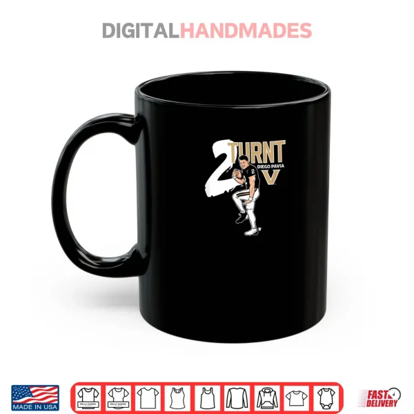 Mug Vanderbilt Football Diego Pavia 2 Turnt Vanderbilt All Shirt