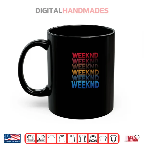 Mug Weeknd Typography Shirt