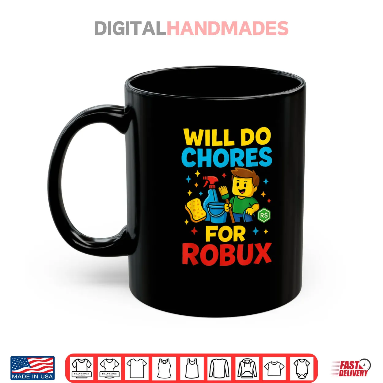 Will Do Chores for Robux Gamer Shirt Will Do Chores for Robux Gamer Shirt