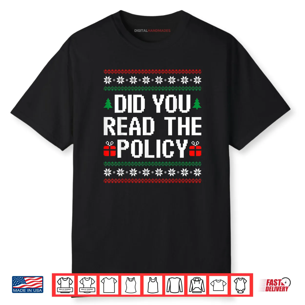 Office Christmas Squad Did You Read The Policy Shirt Office Christmas Squad Did You Read The Policy Shirt