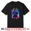 Otter Katana Cyberpunk Neon Samurai Japanese Art Shirt