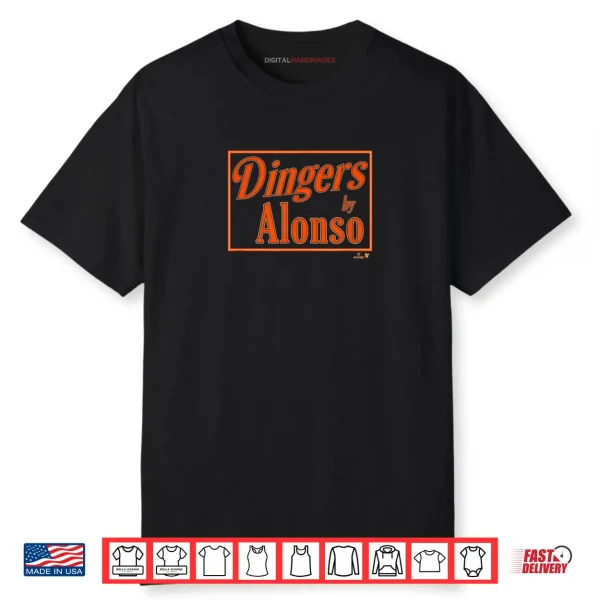 Pete Alonso Dingers Sign Baltimore Baseball Shirt