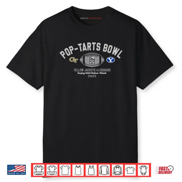 Pop Tarts Bowl 2025 Yellow Jackets Vs Cougars Shirt