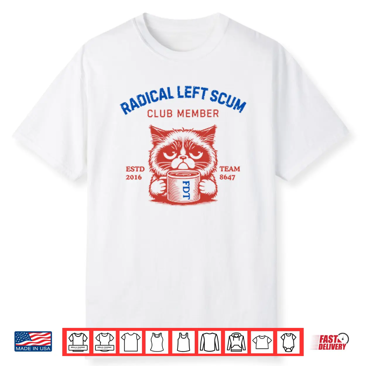 Radical Left Scum Club Member Anti Trump Shirt Radical Left Scum Club Member Anti Trump Shirt