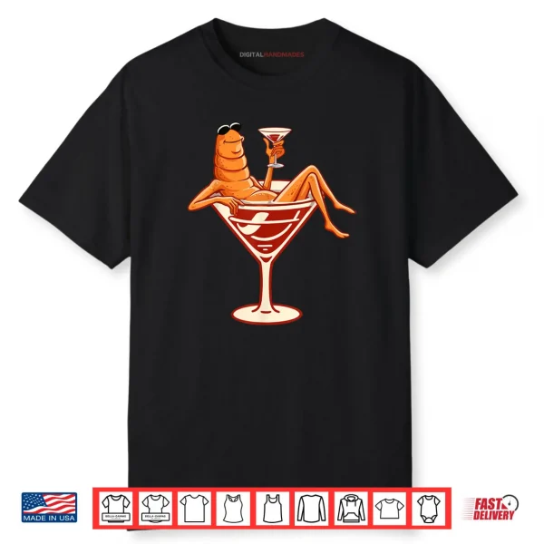 Relaxed Marcus The Worm Cocktail Funny Marcus The Worm Meme Shirt