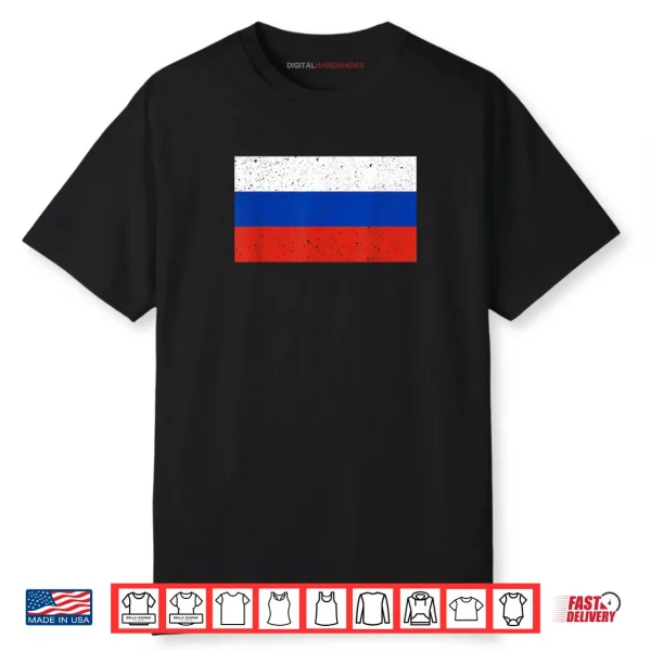 Russia Flag for Russians Shirt