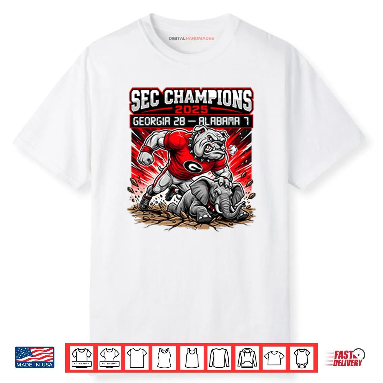 SEC Champions Georgia 28 Alabama 7 Shirt SEC Champions Georgia 28 Alabama 7 Shirt