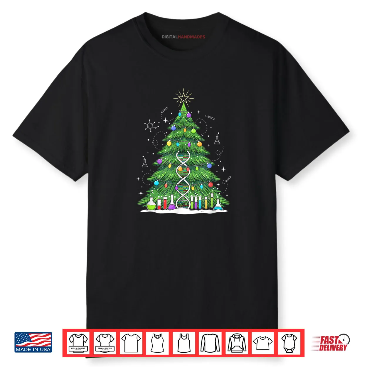 Science & Technology DNA Christmas Tree, Lab Chemistry Tree Shirt Science & Technology DNA Christmas Tree, Lab Chemistry Tree Shirt
