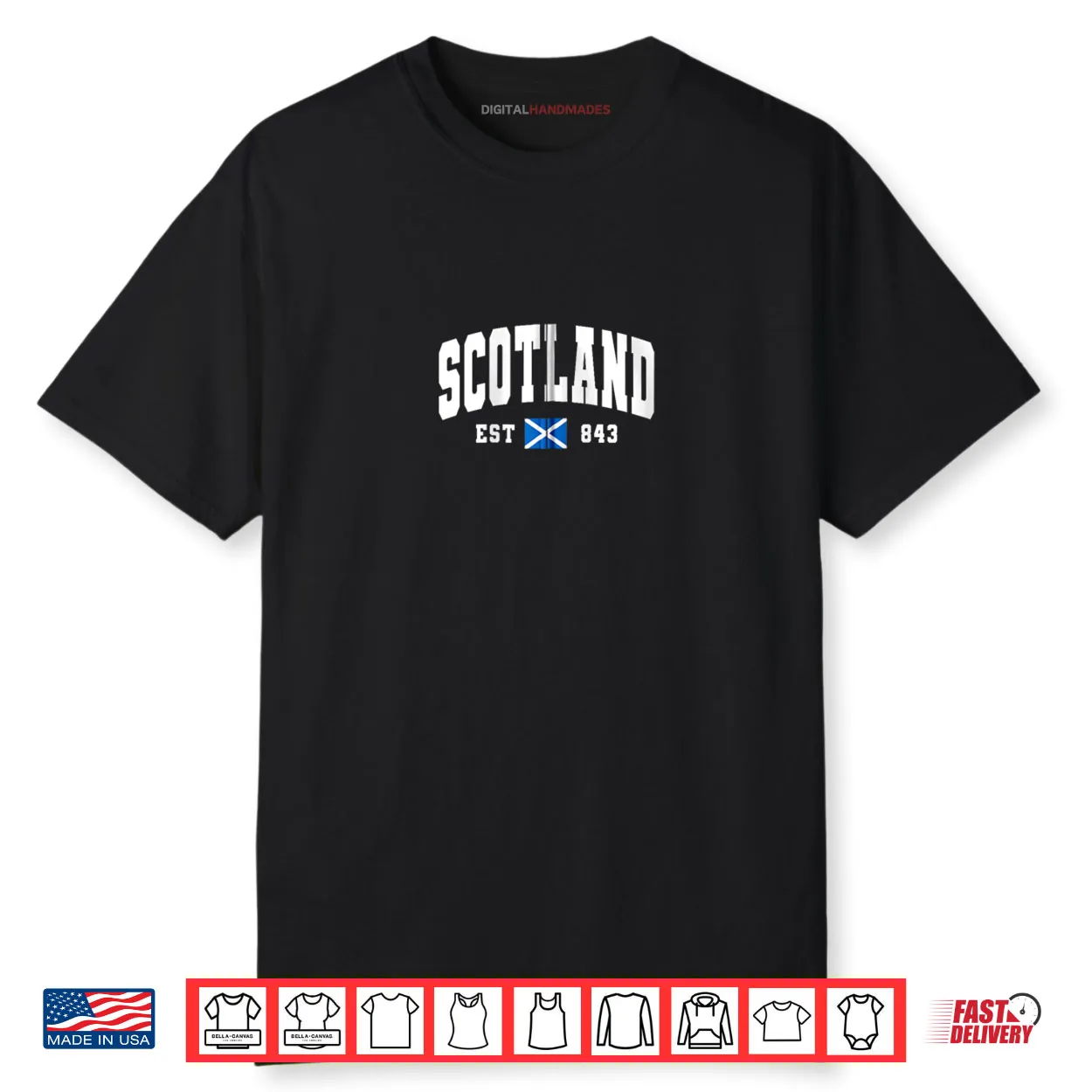 Scotland Est 843 Scottish Flag Shirt Scotland Est 843 Scottish Flag Shirt