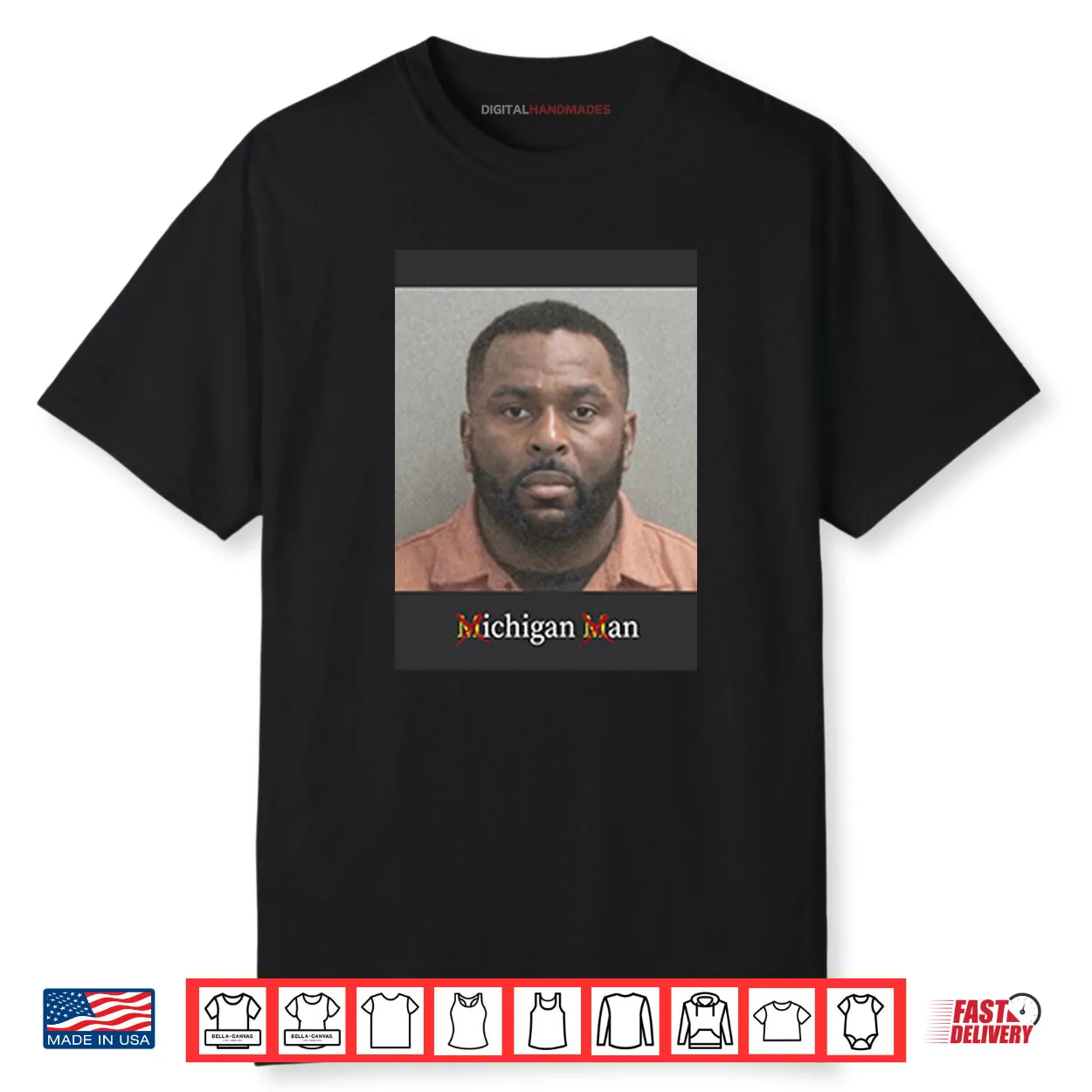 Sherrone Moore Mugshot Shirt Sherrone Moore Mugshot Shirt