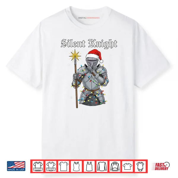 Silent Santa Knight Medieval Christmas Warrior Festive Shirt