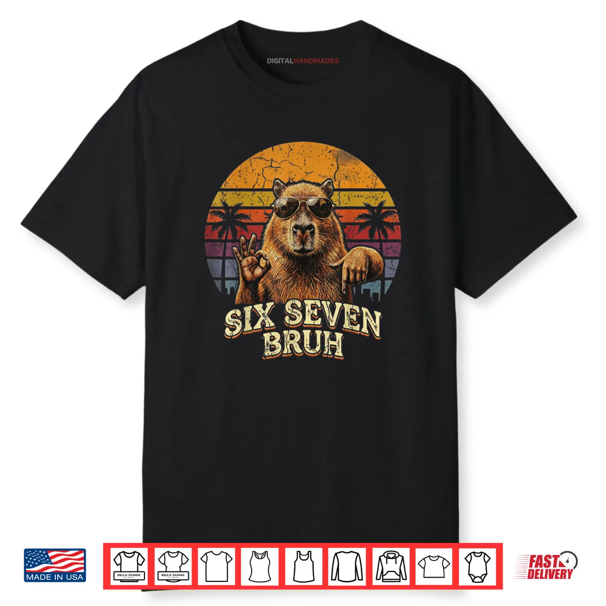 Six Seven Bruh 67 Capybara Shirt Six Seven Bruh 67 Capybara Shirt