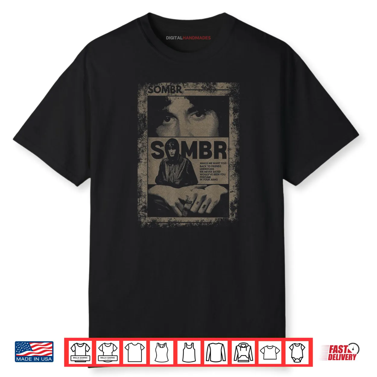 Sombr Vintage Retro 90s Shirt Sombr Vintage Retro 90s Shirt