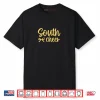 South Yellow Bows Cheer Front and Back Shirt