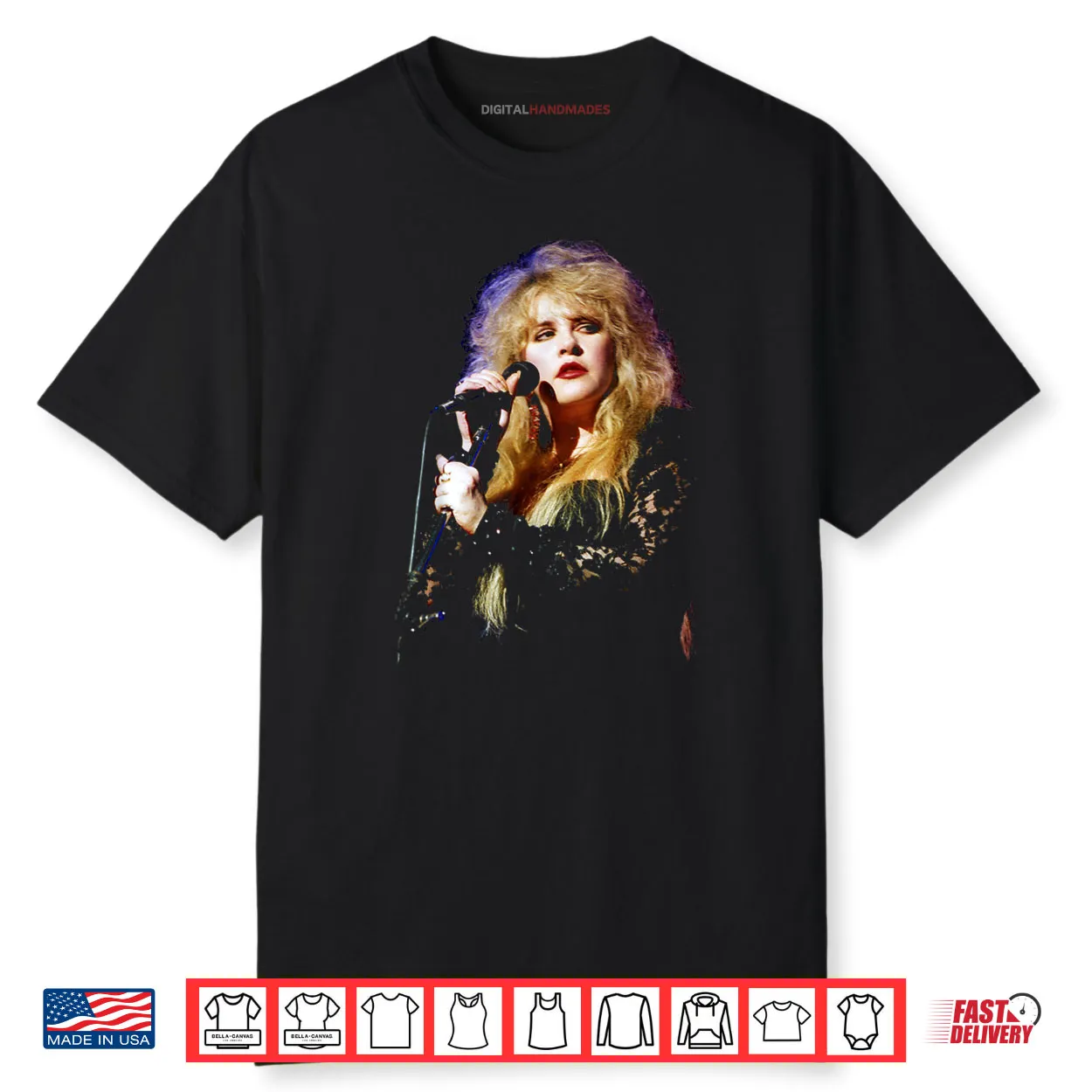 Stevie Nicks Fleetwood Mac Singer Live 1990 Shirt Stevie Nicks Fleetwood Mac Singer Live 1990 Shirt
