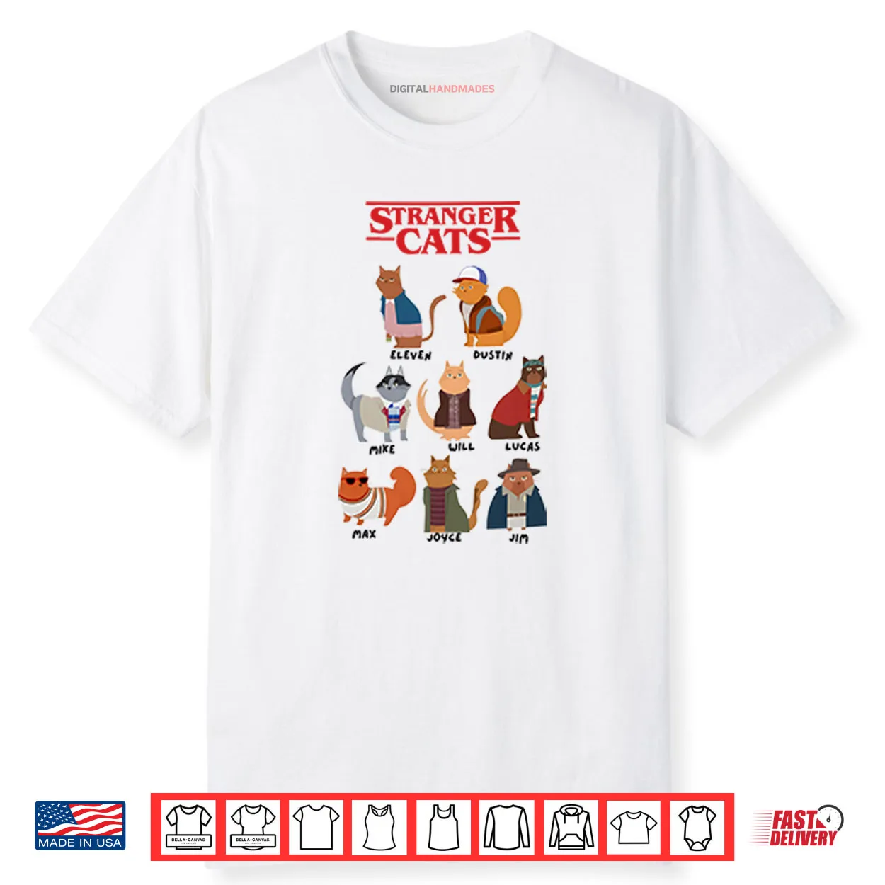 Stranger Cats Stranger Things Shirt Stranger Cats Stranger Things Shirt