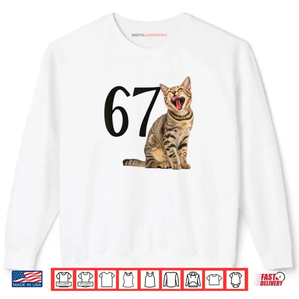 67 Laughing Cat Meme Shirt 1 Sweatshirt 67 Laughing Cat Meme Shirt