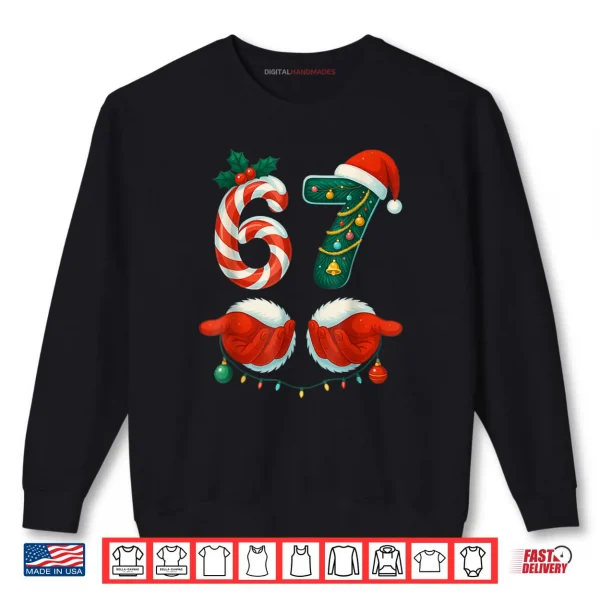 67 Six Seven Couple Pajamas Christmas Shirt 1 Sweatshirt 67 Six Seven Couple Pajamas Christmas Shirt