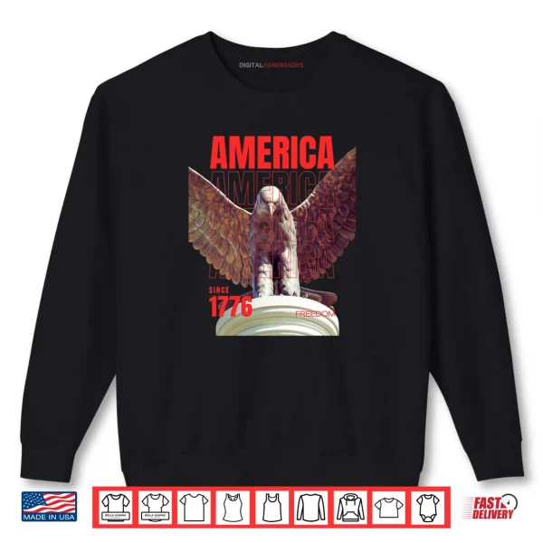 Sweatshirt America First Eagle Shirt