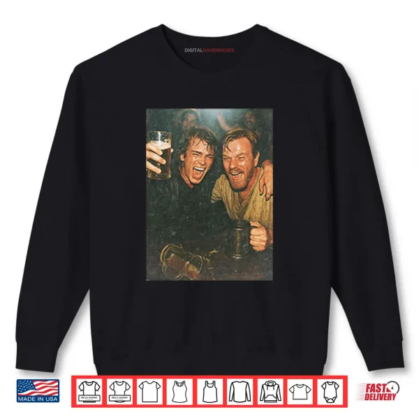 Anakin Skywalker And Obi Wan Kenobi Shirt 1 Sweatshirt Anakin Skywalker And Obi Wan Kenobi Shirt