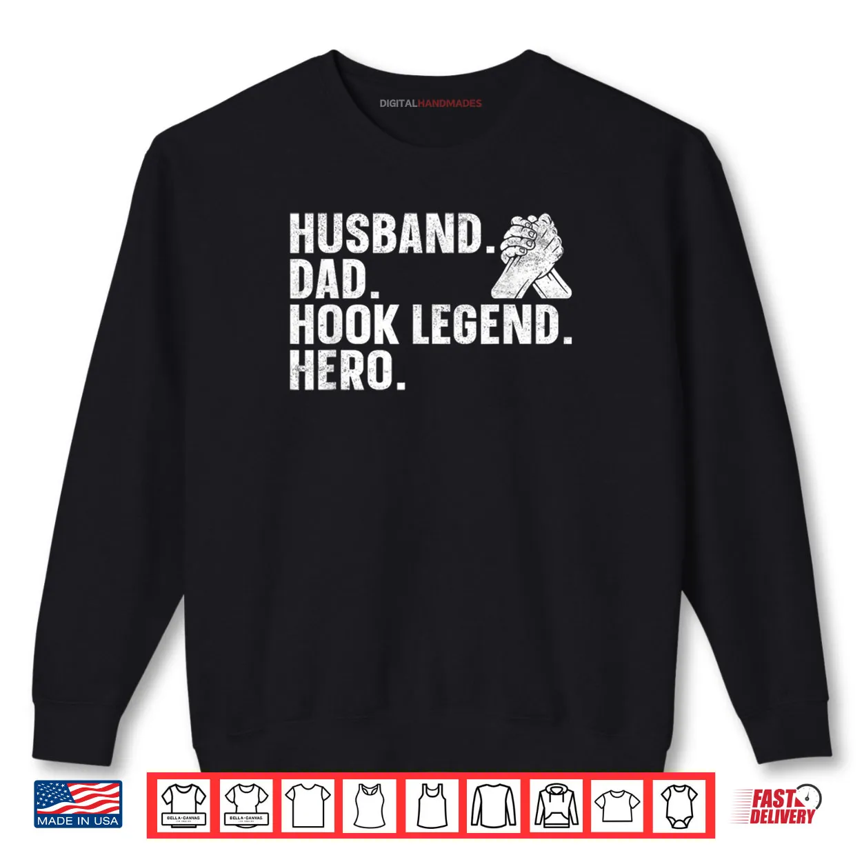 Arm Wrestling Arm Wrestler Husband Dad Hook Legend Hero Shirt Arm Wrestling Arm Wrestler Husband Dad Hook Legend Hero Shirt