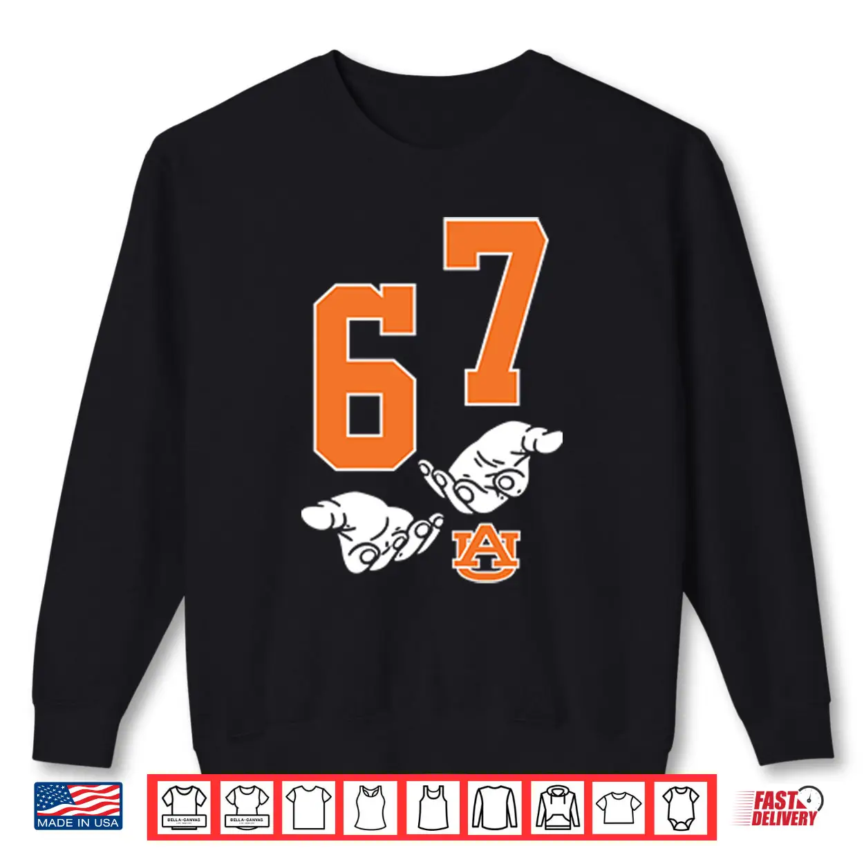 Auburn Tigers 67 Shirt Auburn Tigers 67 Shirt