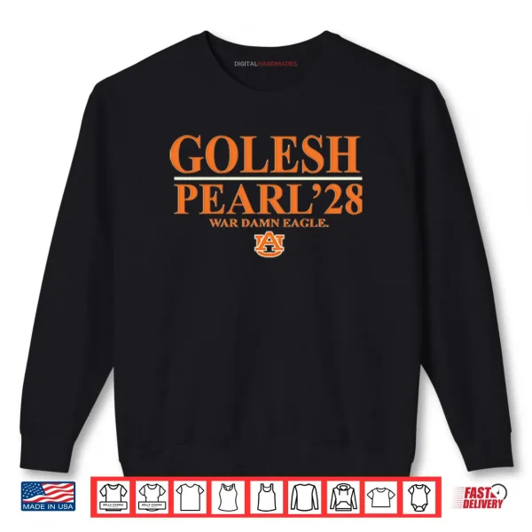 Sweatshirt Auburn Tigers Golesh Pearl 28 War Damn Eagle Shirt