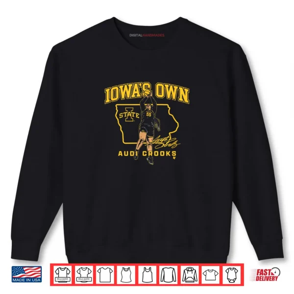 Sweatshirt Audi Crooks State Star Iowa State Basketball Shirt