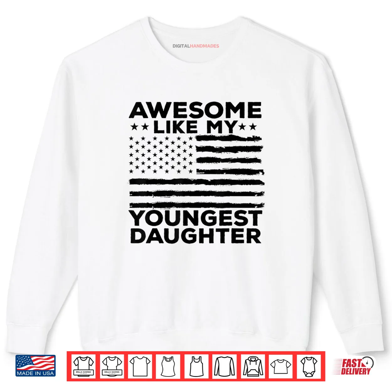 Awesome Like My Youngest Daughter Father’s Day Mother’s Day Shirt Awesome Like My Youngest Daughter Father’s Day Mother’s Day Shirt