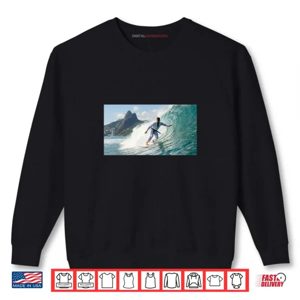 Sweatshirt BJJ Surfer Riding The Wave Shirt