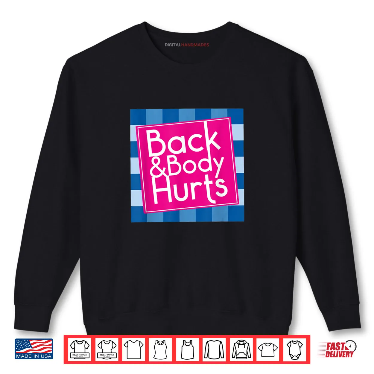 Back Body Hurts Quote Exercise Workout Gym Shirt Back Body Hurts Quote Exercise Workout Gym Shirt