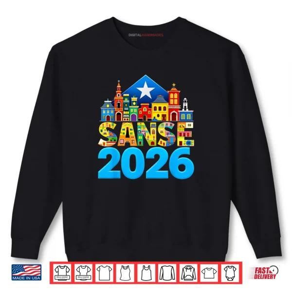 Sweatshirt Balcones De Cora Sanse 2026 San Juan Festival San Sebastian Shirt