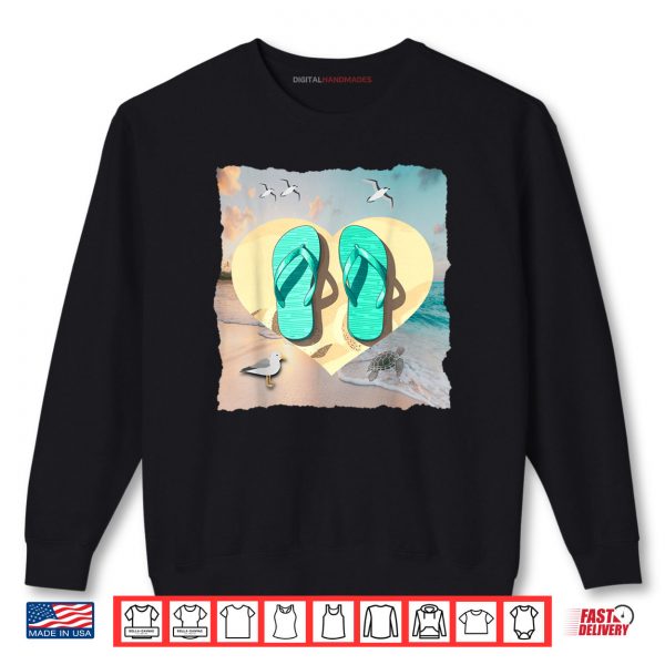 Sweatshirt Beach Coastal Vibes Shirt