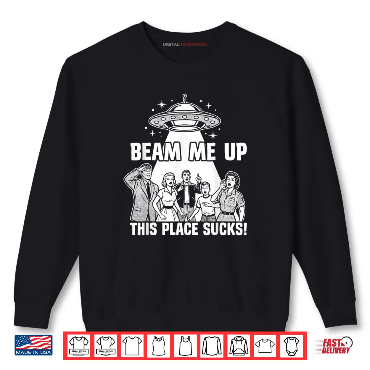 Beam Me Up This Place Sucks Funny Alien UFO Shirt Beam Me Up This Place Sucks Funny Alien UFO Shirt