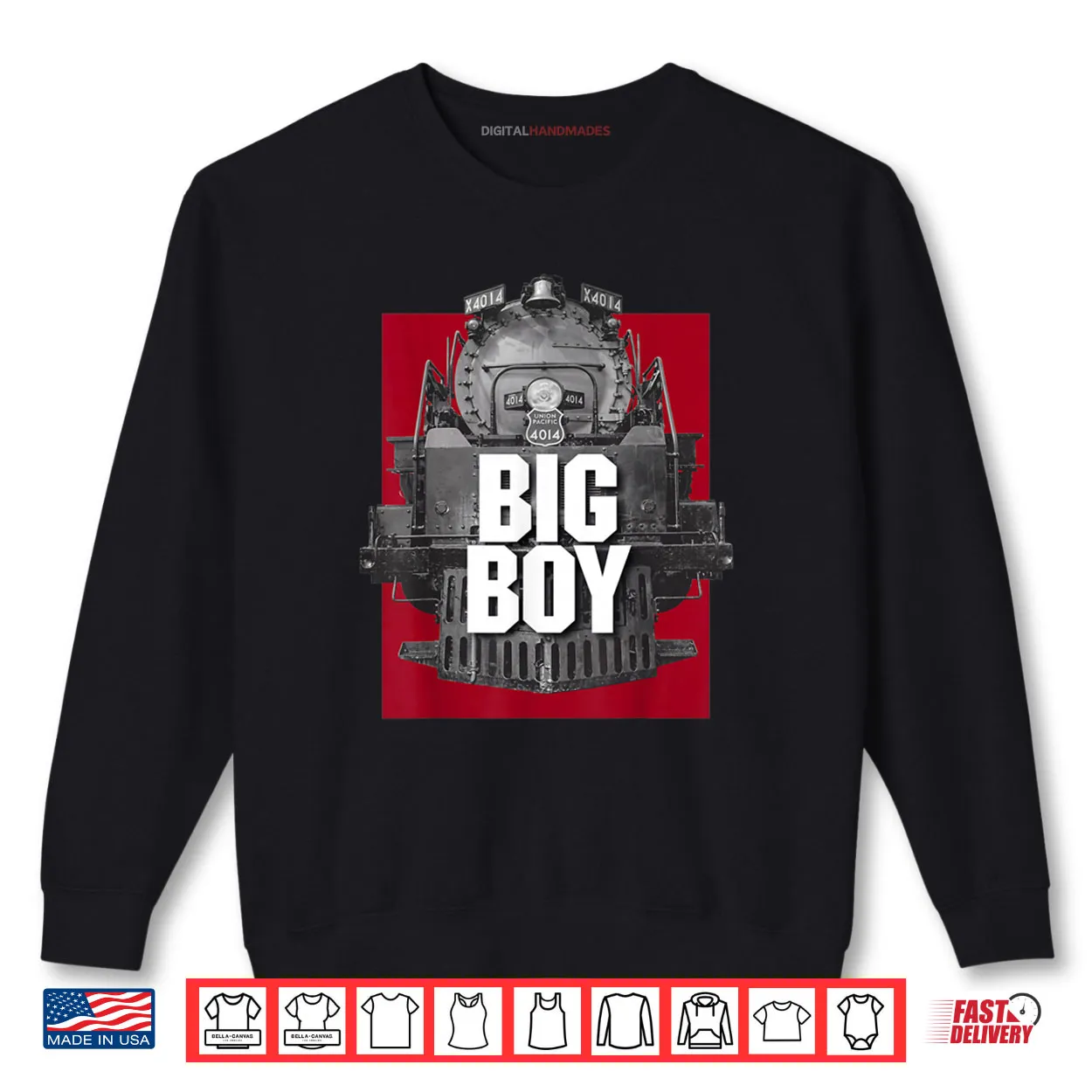 Big Boy 4014 Classic Steam Engine Retro Locomotive Railroad Shirt Big Boy 4014 Classic Steam Engine Retro Locomotive Railroad Shirt